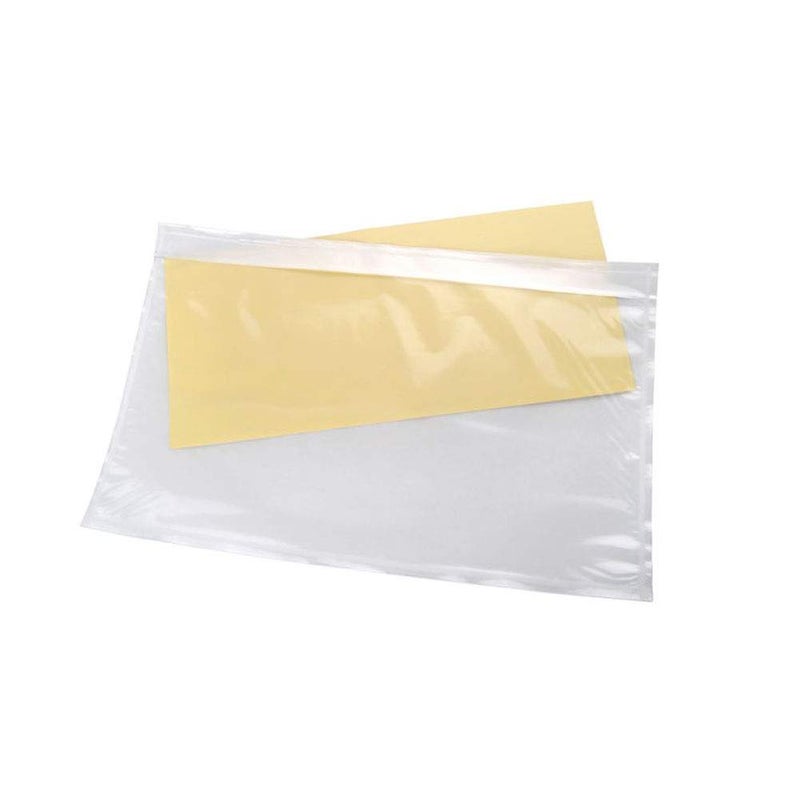 RBHK 6" x 9" Clear Adhesive Packing List Envelopes Pouch Shipping Label Envelopes (200 Pack) - Image 2